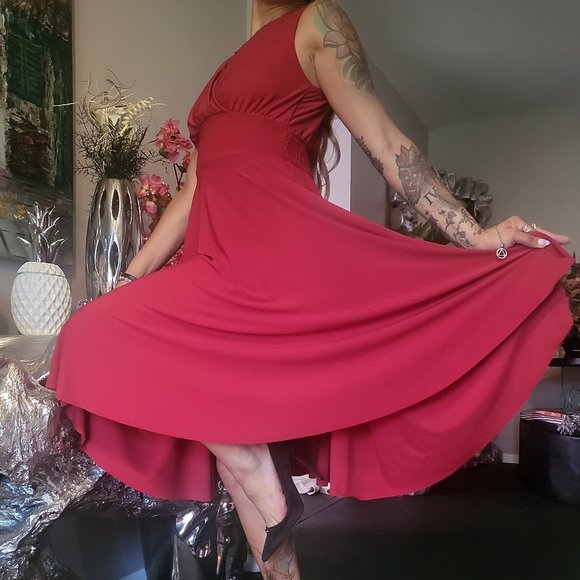 New Red Tango Dress o - Picture 1 of 4